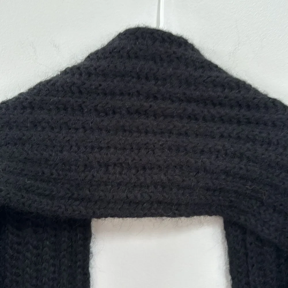 John Elliot Mohair Black Scsrf NWT
